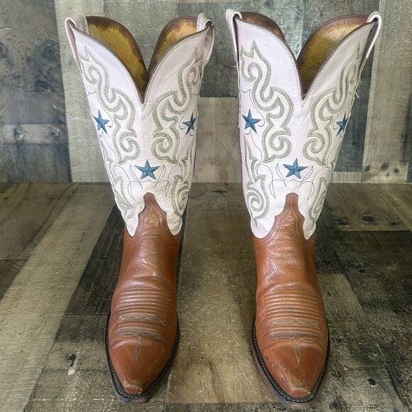 Lucchese N4535 Stars 1883 Western Cowboy Boots Womens 8 B - Picture 6 of 12